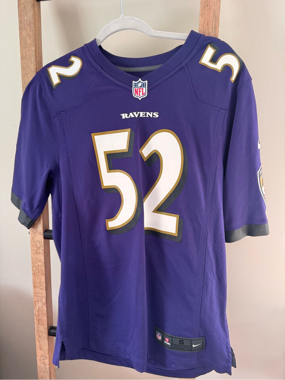 Baltimore Ravens  #52 Purple NFL Jersey - Nike